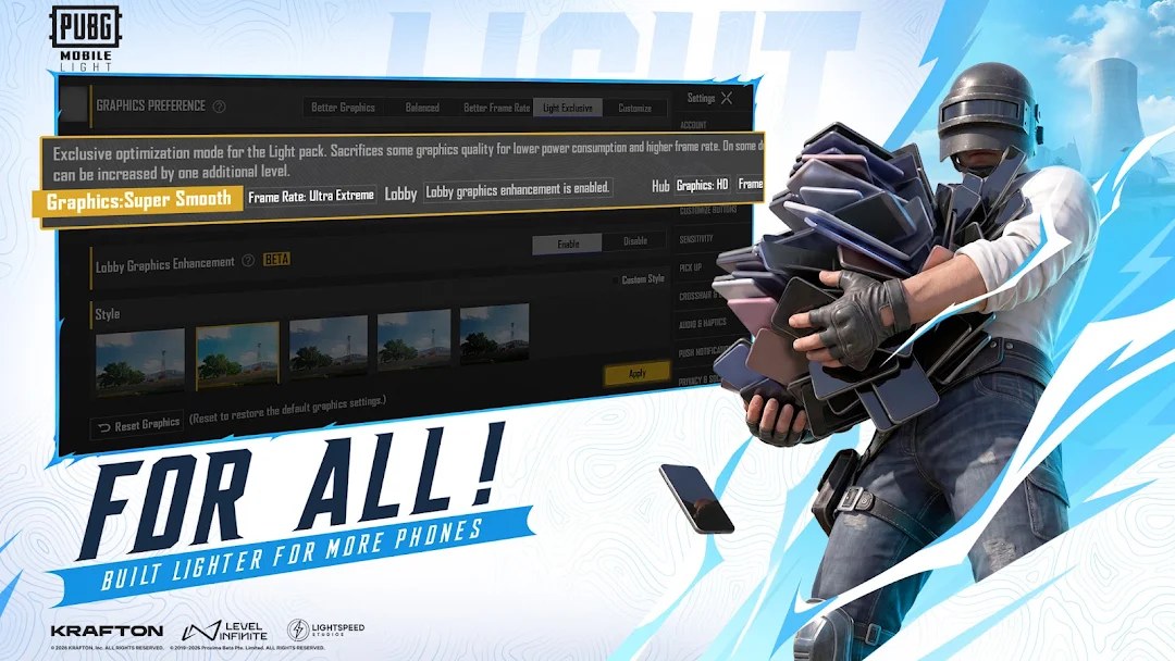 PUBG MOBILE LIGHT official Google Play screenshot 5