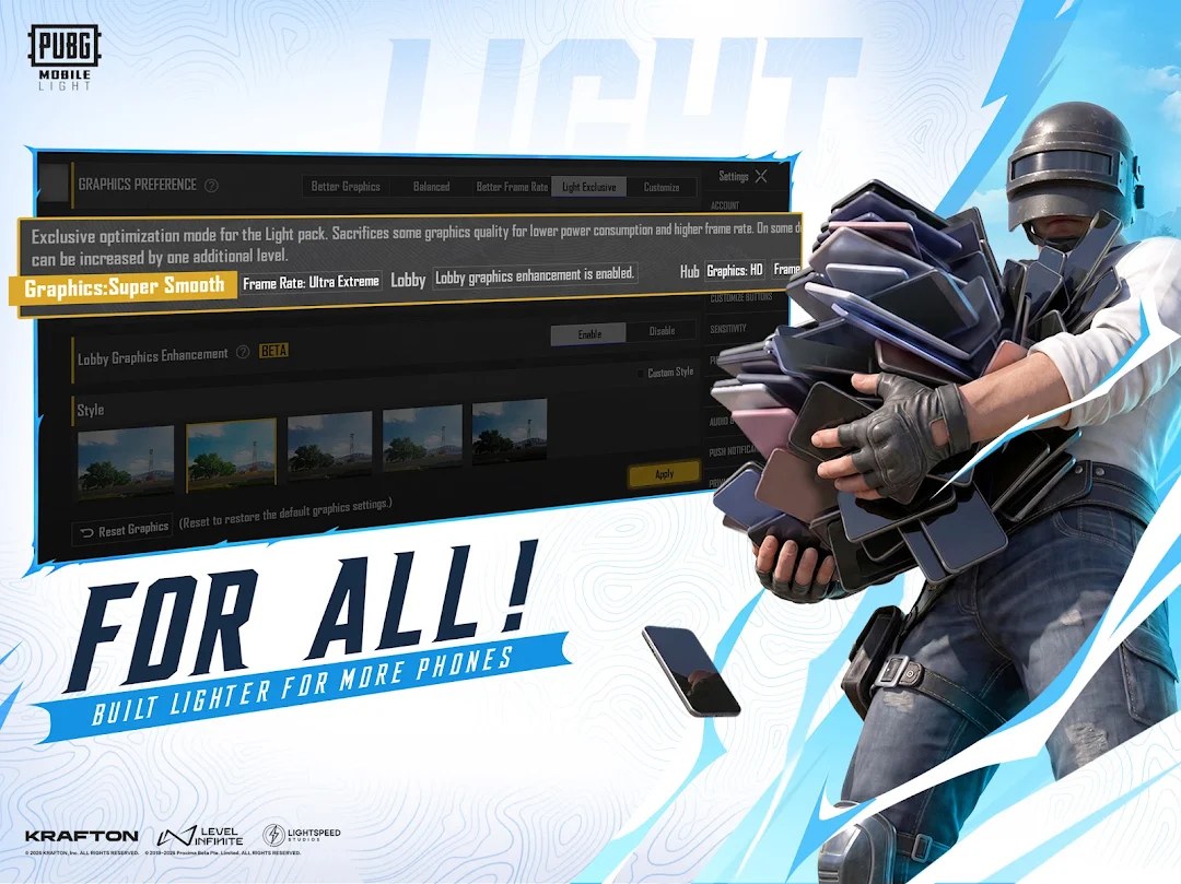 PUBG MOBILE LIGHT official Google Play screenshot 12